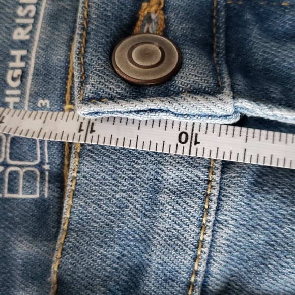 NOBO High Rise Distressed Denim Shorts Size 13 - Picture 5 of 6